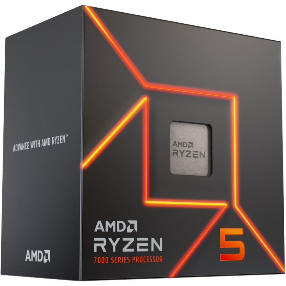 AMD Ryzen 5 7600 Processor, 6 Cores, 12 Threads, AMD Radeon Graphics, AM5