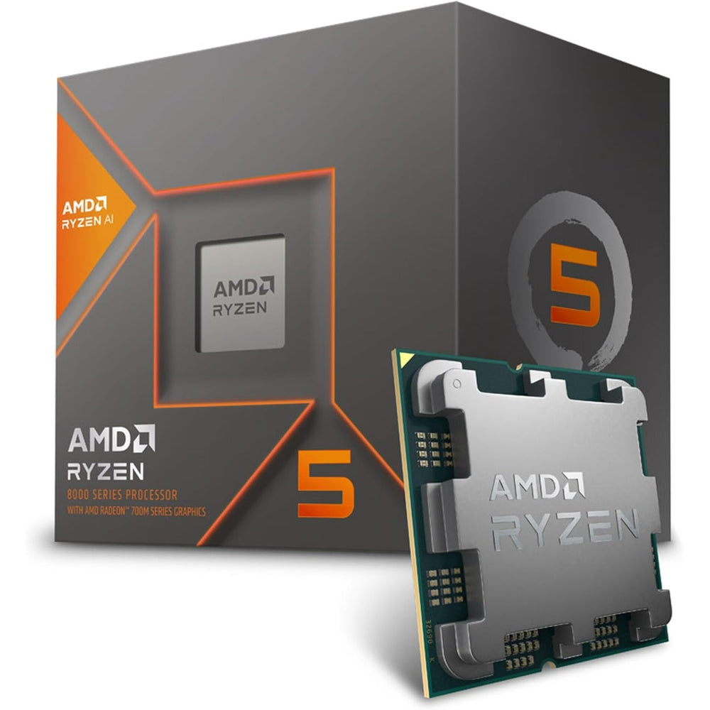 AMD Ryzen 5 8600G Processor, 6 Cores, 12 Threads, AMD Radeon 760M Graphics, AM5