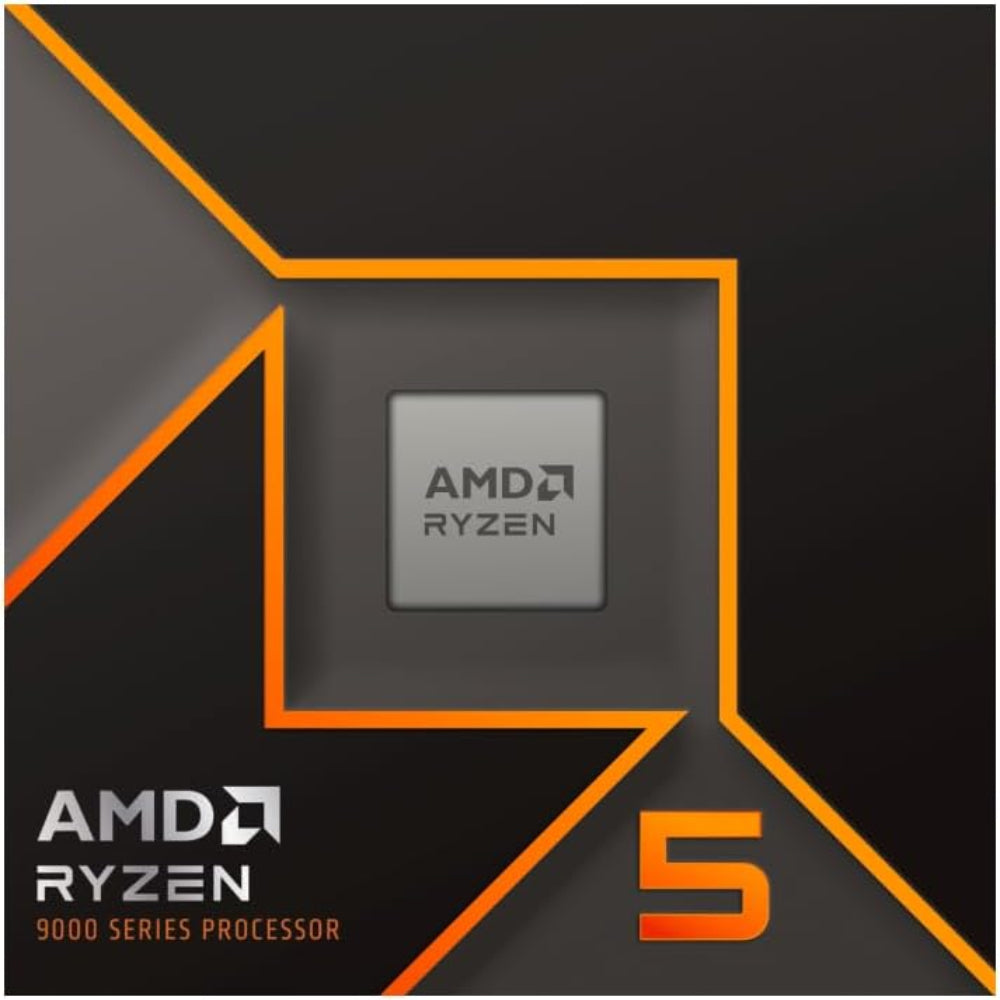 AMD Ryzen 5 9600X Processor, 6 Cores, 12 Threads, AMD Radeon Graphics, AM5