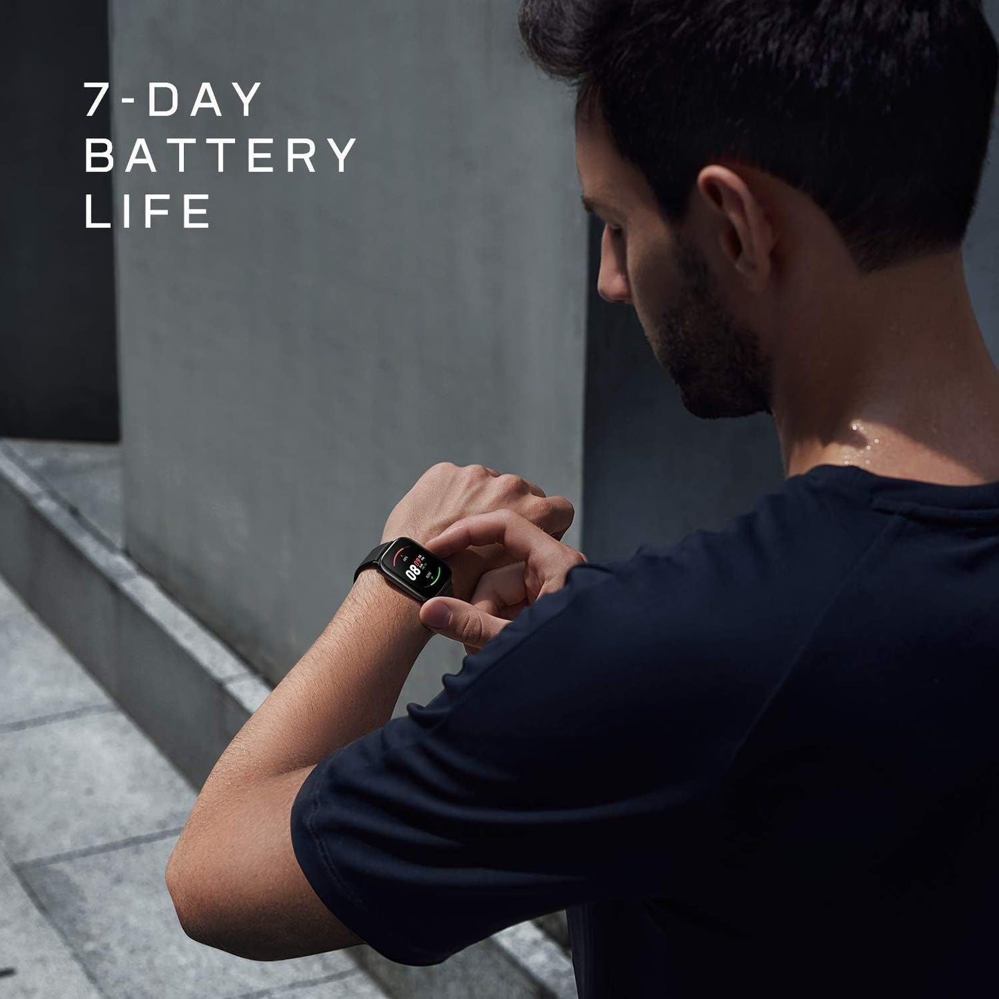 Amazfit E Square Smartwatch, 43mm