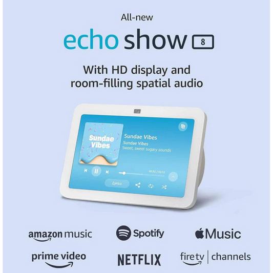 Amazon Echo Show 8 3rd Generation Smart Display with Alexa Voice Assistant