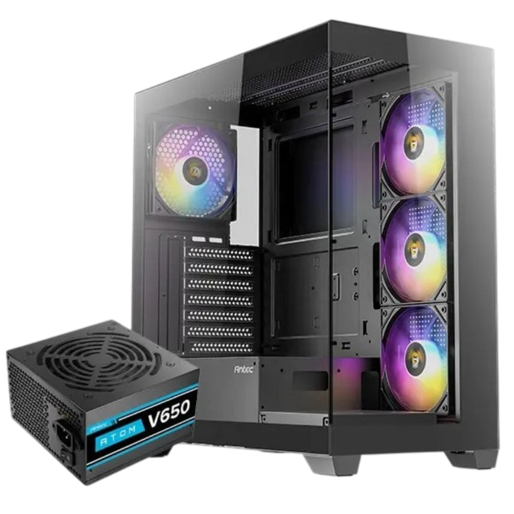 Antec CX300 Mid-Tower PC Case with Atom V650 650W PSU