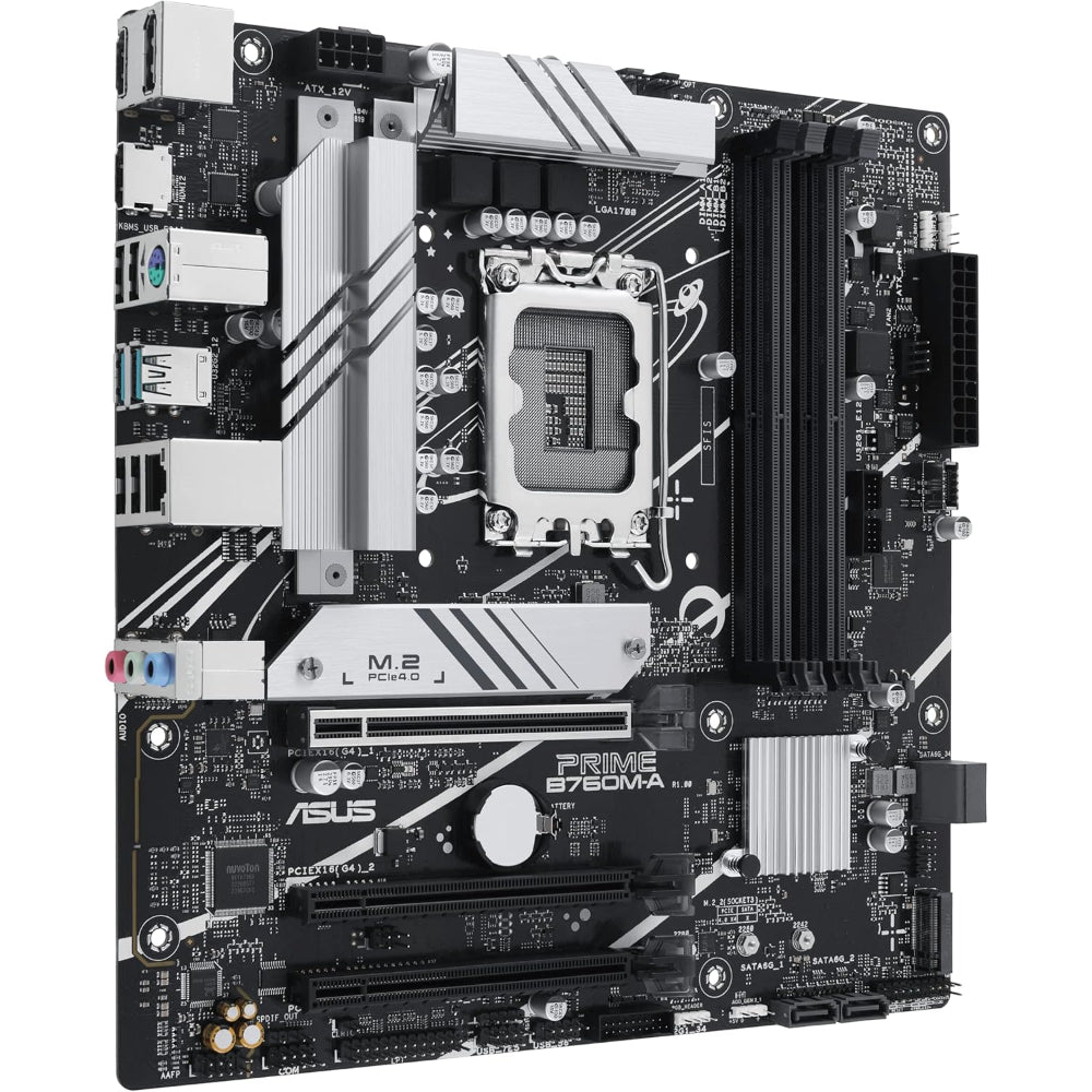 Asus PRIME B760M-A-CSM Motherboard, LGA 1700 Socket, DDR5 Memory