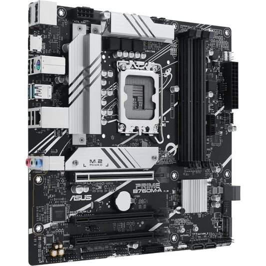 Asus PRIME B760M-A D4-CSM Motherboard, LGA 1700 Socket, DDR4 Memory