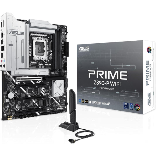 Asus PRIME Z890-P WIFI 7 Motherboard, LGA 1851 Socket, DDR5 Memory