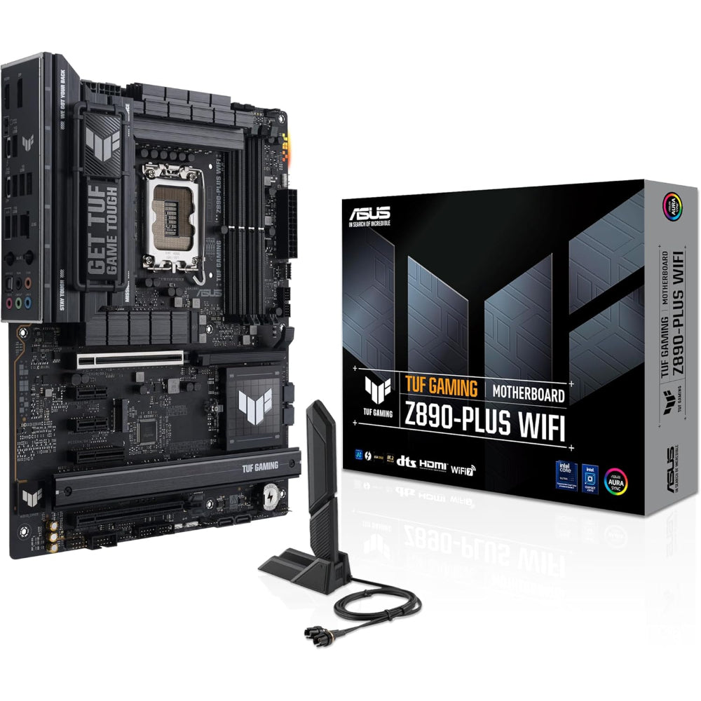 مازر بورد اسوس TUF جيمنج Z890 بلس واي فاي 7، مقبس AM5، ذاكرة DDR5