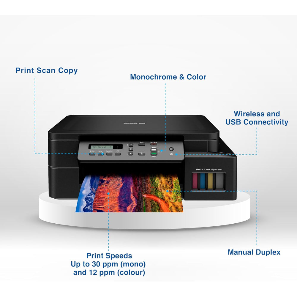 Brother Inkjet DCP-T520W All In One Wireless Printer