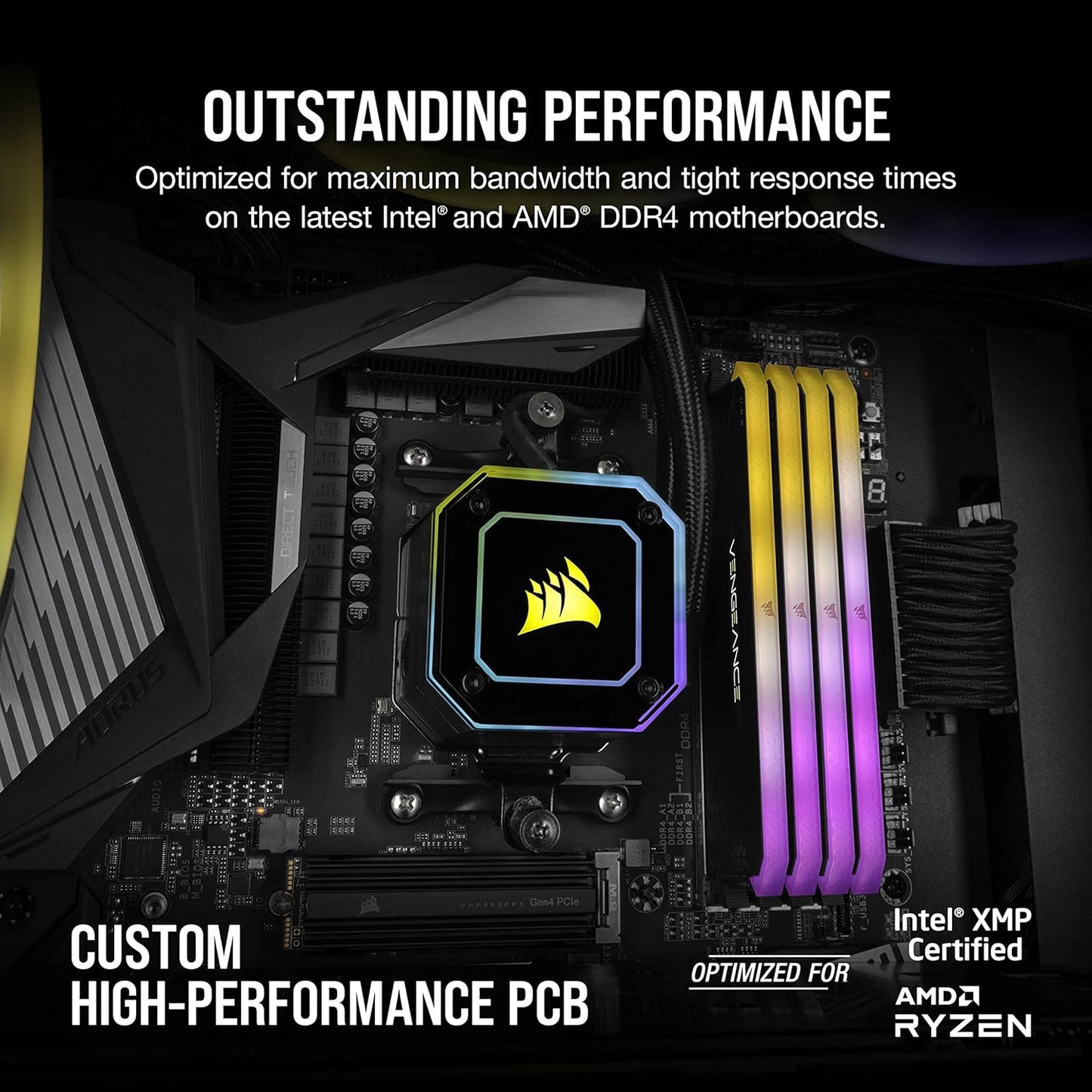 Corsair Vengeance RGB RS 8GB DDR4 RAM 3600MHz