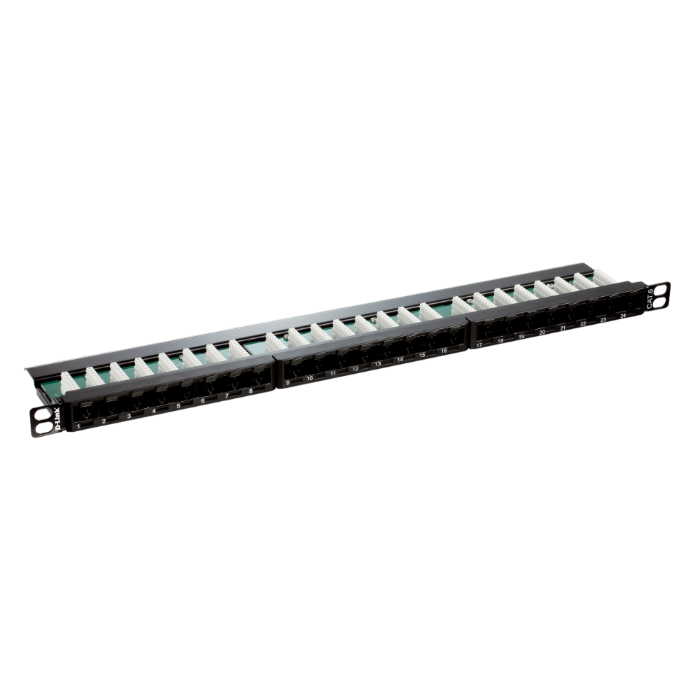 باتش بانل Cat6 Fully Loaded دي لينك NPP-C61BLK243، عدد 24 منفذ