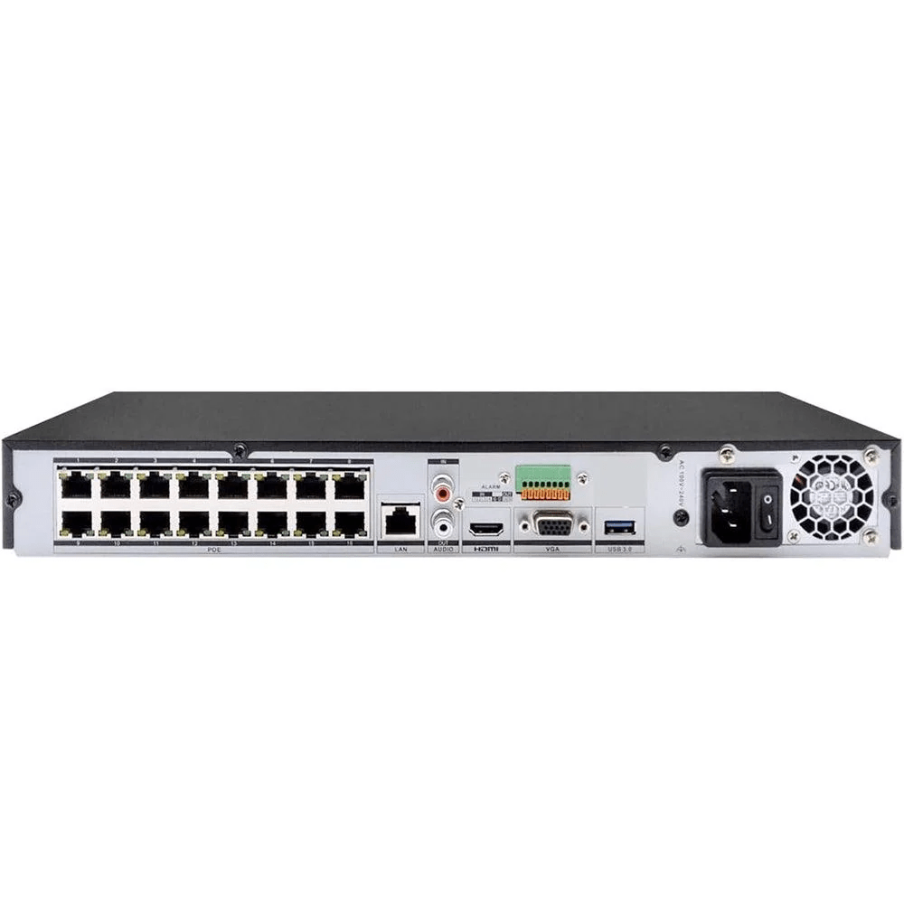 مسجل فيديو شبكي NVR هيكفيجن DS-7616NXI-K2/16P، عدد 16 قناة