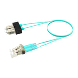CommScope Systimax FFXLCSC42 Duplex LC/UPC to SC/UPC Fiber Patch Cord, 3 Meter