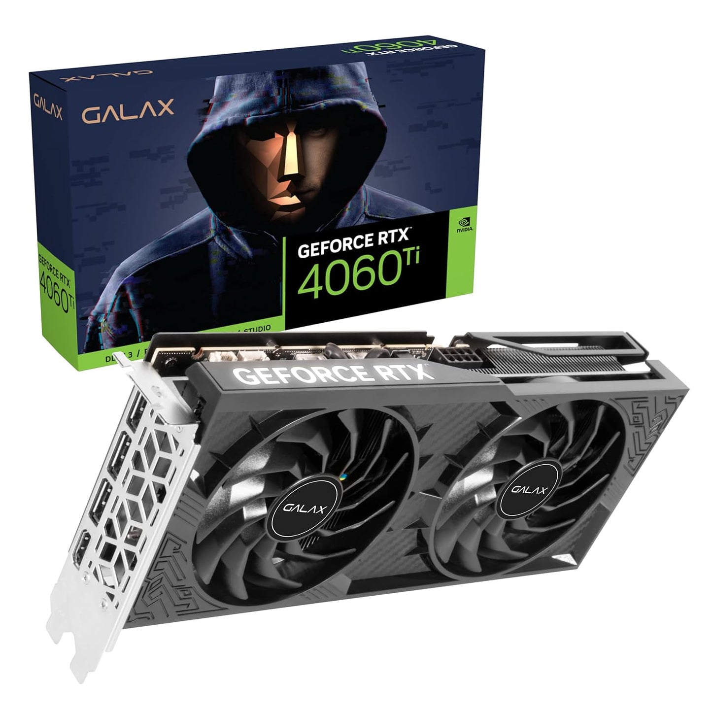 Galax GeForce RTX 4060 Ti 1-Click OC 8GB GDDR6 Graphics Card
