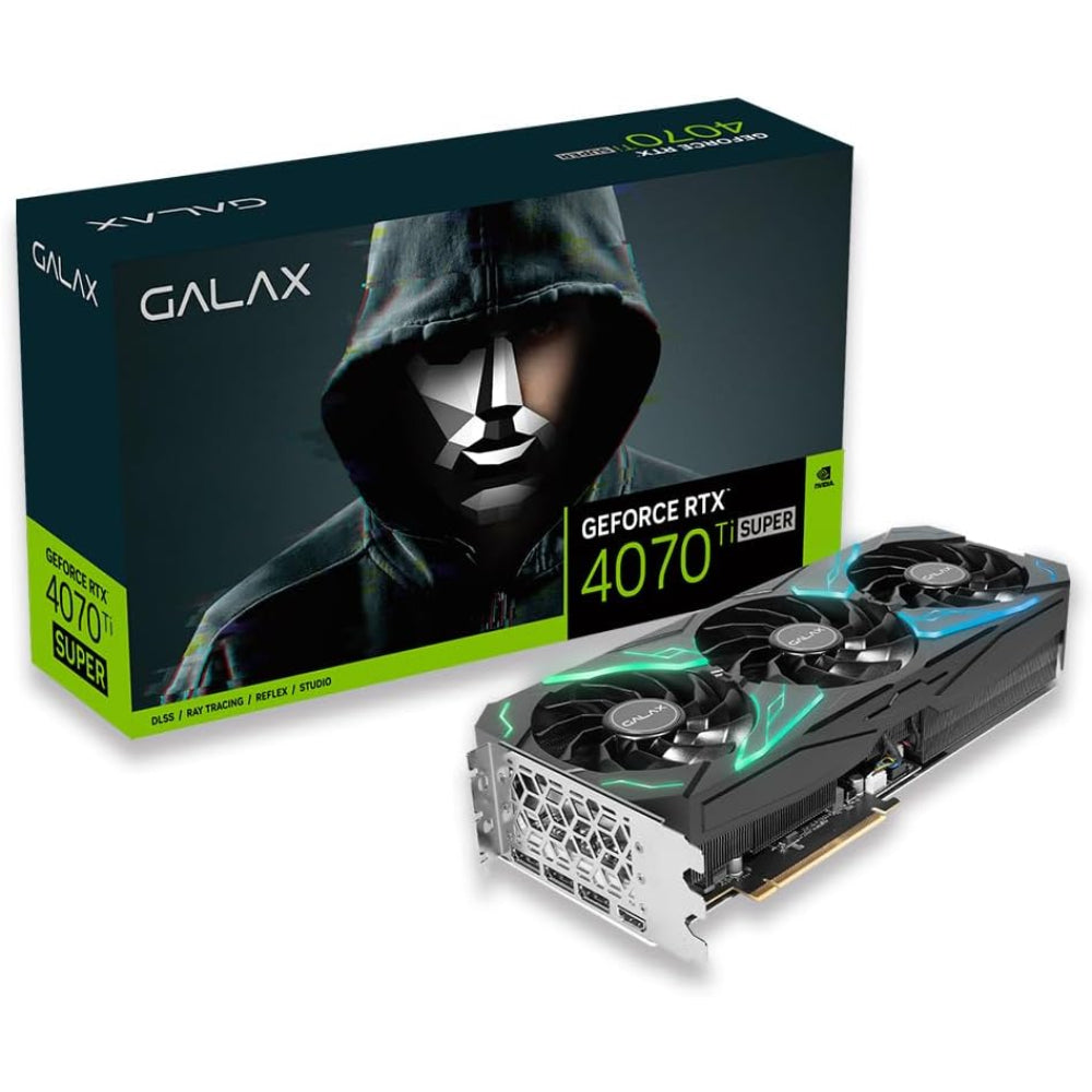 Galax GeForce RTX 4070 Ti SUPER SG 1-Click OC 16GB GDDR6X Graphics Card