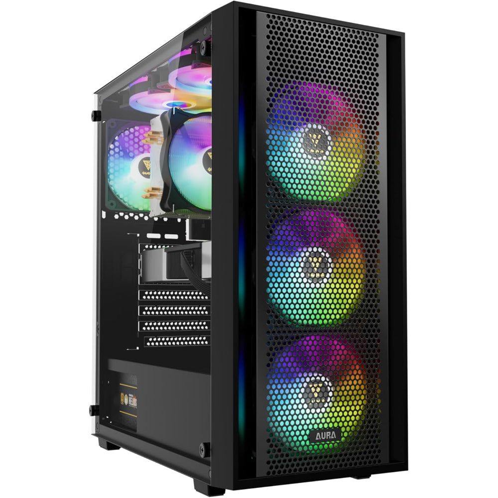 Gamdias Aura GC2 Elite Mid-Tower PC Case with Aura GP750 750W PSU