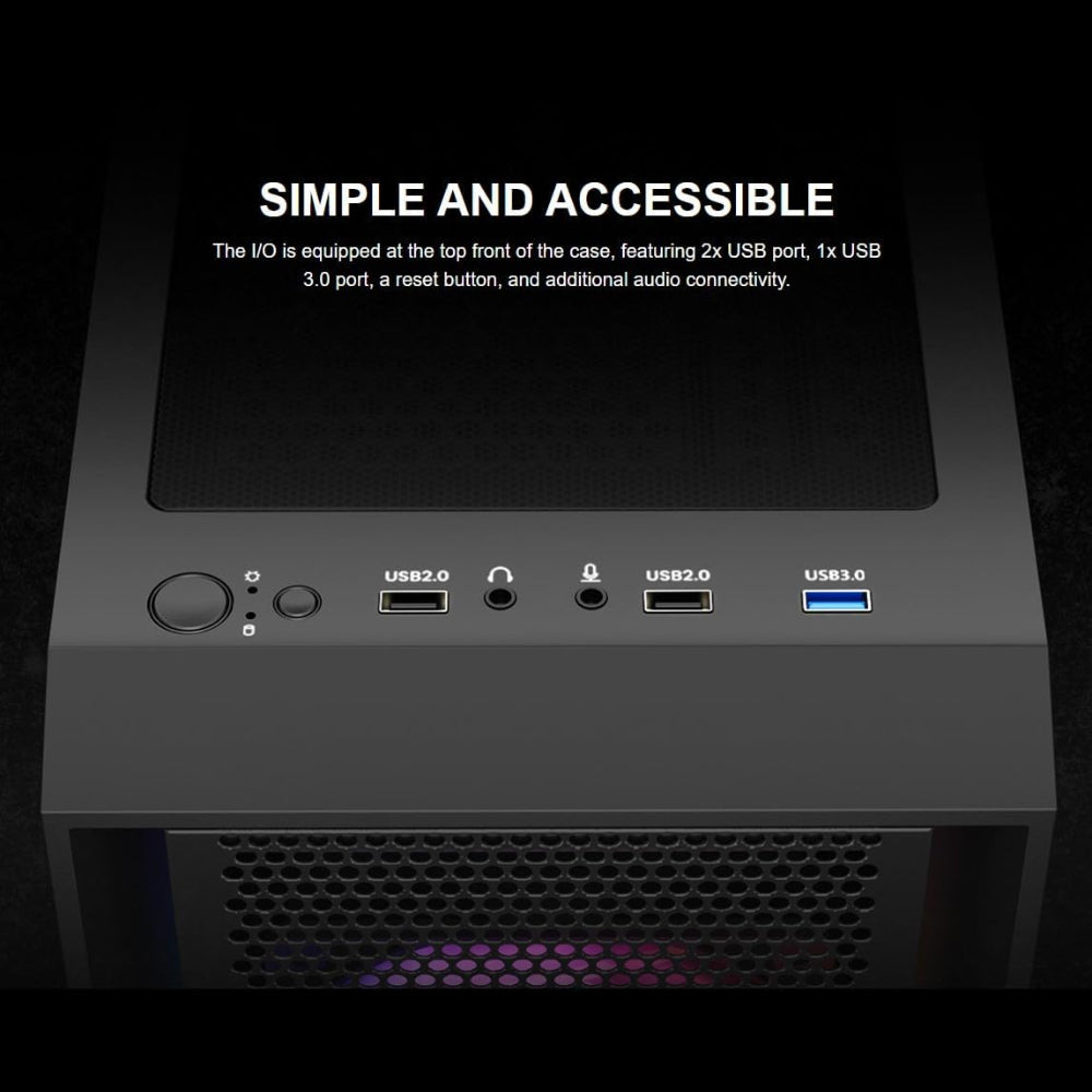 كيسة كمبيوتر متوسطة الحجم جامدياس اورا GC2 ايليت مع باور سبلاي اورا GP750 بقدرة 750 وات