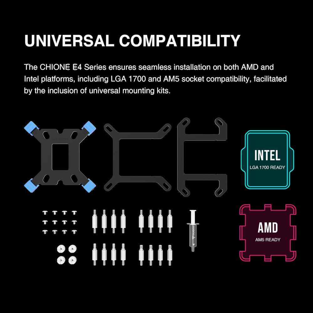 Gamdias CHIONE E4-240 ARGB Cooling Fans