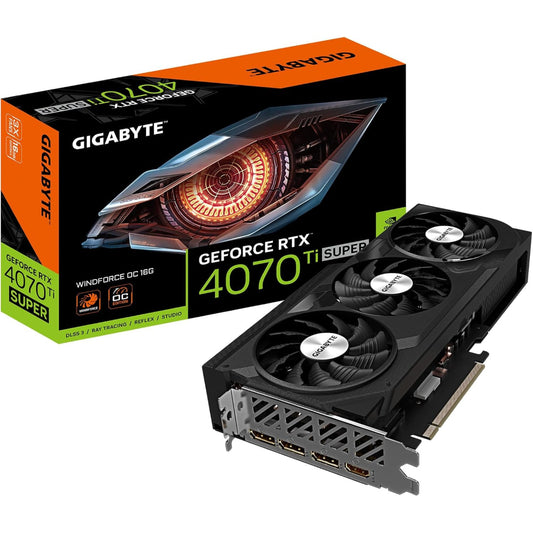 Gigabyte GeForce RTX 4070 Ti Super WINDFORCE OC 16GB GDDR6X Graphics Card