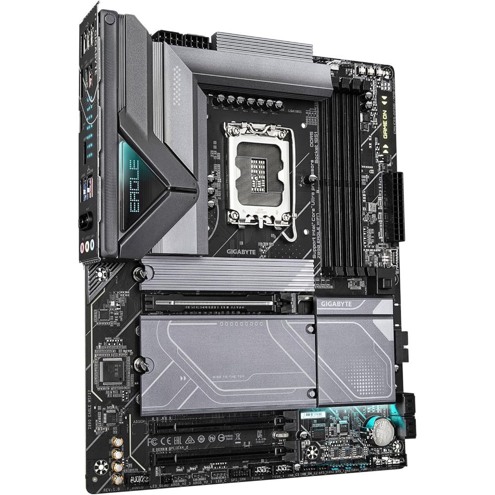 مازر بورد جيجابايت Z890 ايجيل واي فاي 7، مقبس LGA 1851، ذاكرة DDR5