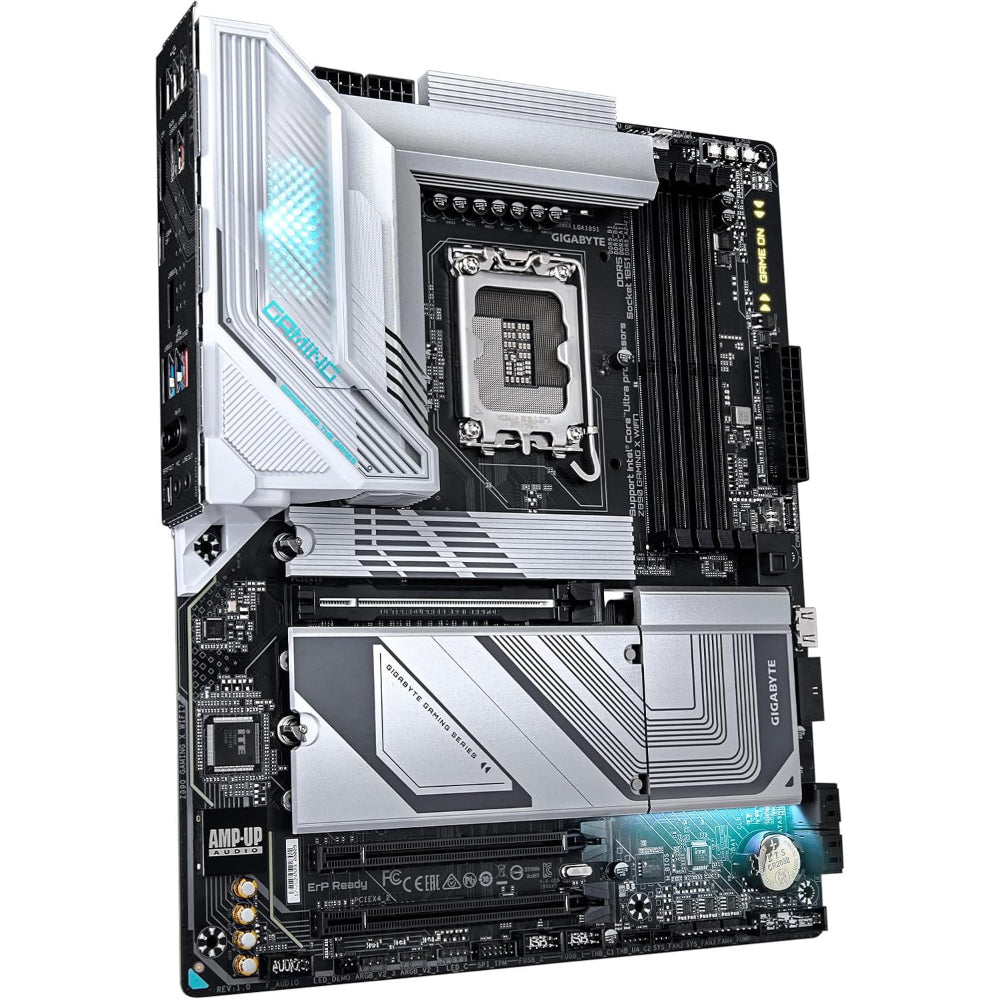 مازر بورد جيجابايت Z890 جيمنج X واي فاي 7، مقبس LGA 1851، ذاكرة DDR5