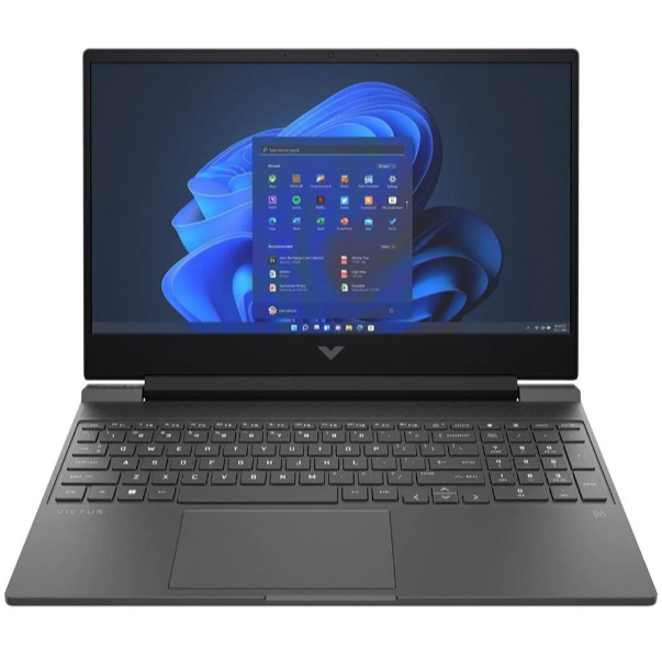 لاب توب للألعاب اتش بي فيكتوس 15-FA0031DX، شاشة 15.6 بوصة، معالج انتل كور i5-12450H، كارت شاشة نفيديا جي فورس GTX 1650، رام 8 جيجابايت، سعة 512 جيجابايت SSD
