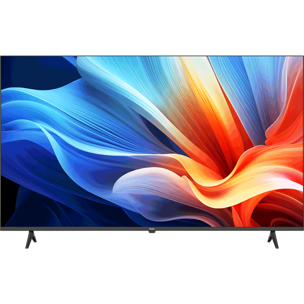 تلفزيون سمارت 4K LED هاير، مقاس 55 بوصة، مع جهاز ريسيفر مدمج - H55K80EU