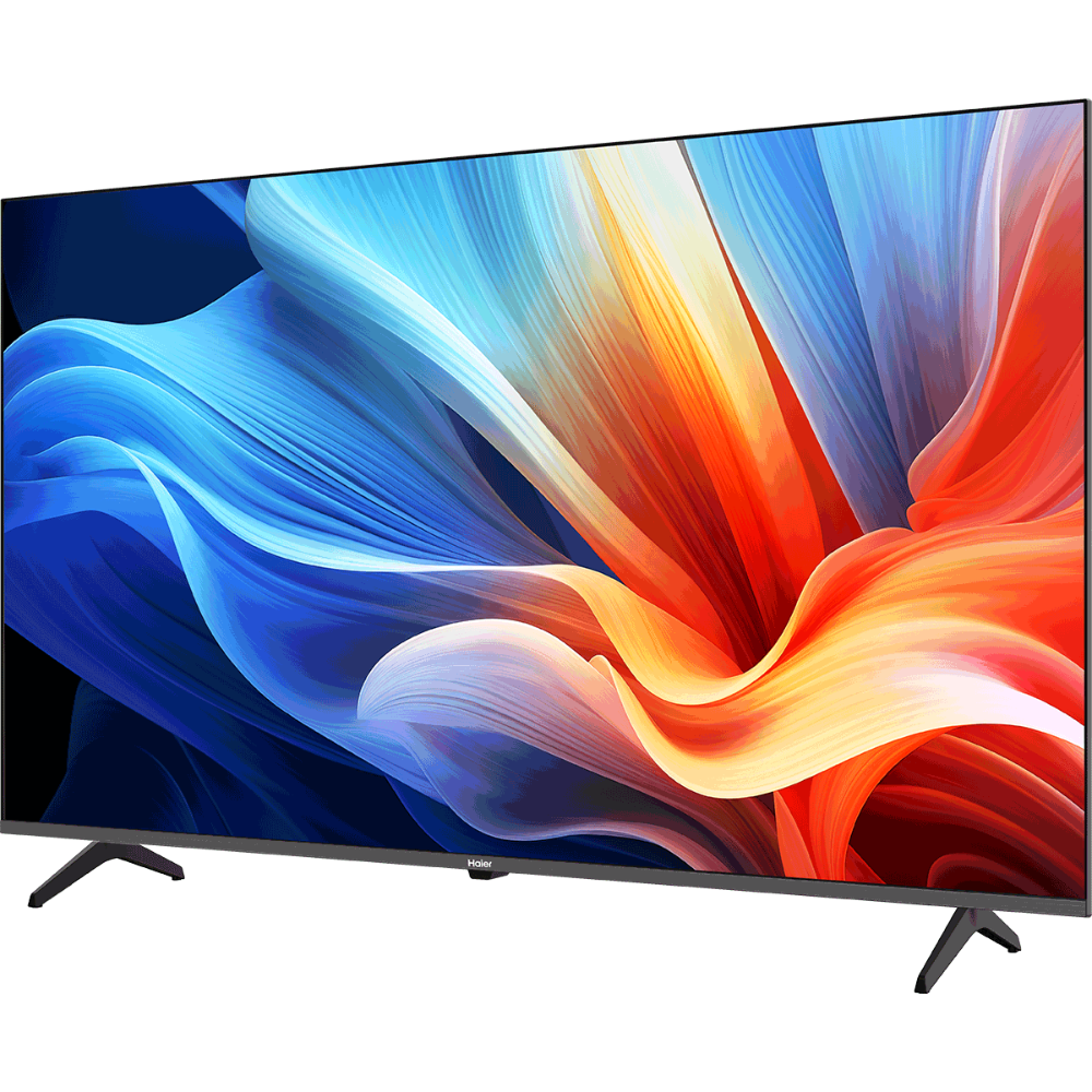 تلفزيون سمارت 4K LED هاير، مقاس 55 بوصة، مع جهاز ريسيفر مدمج - H55K80EU