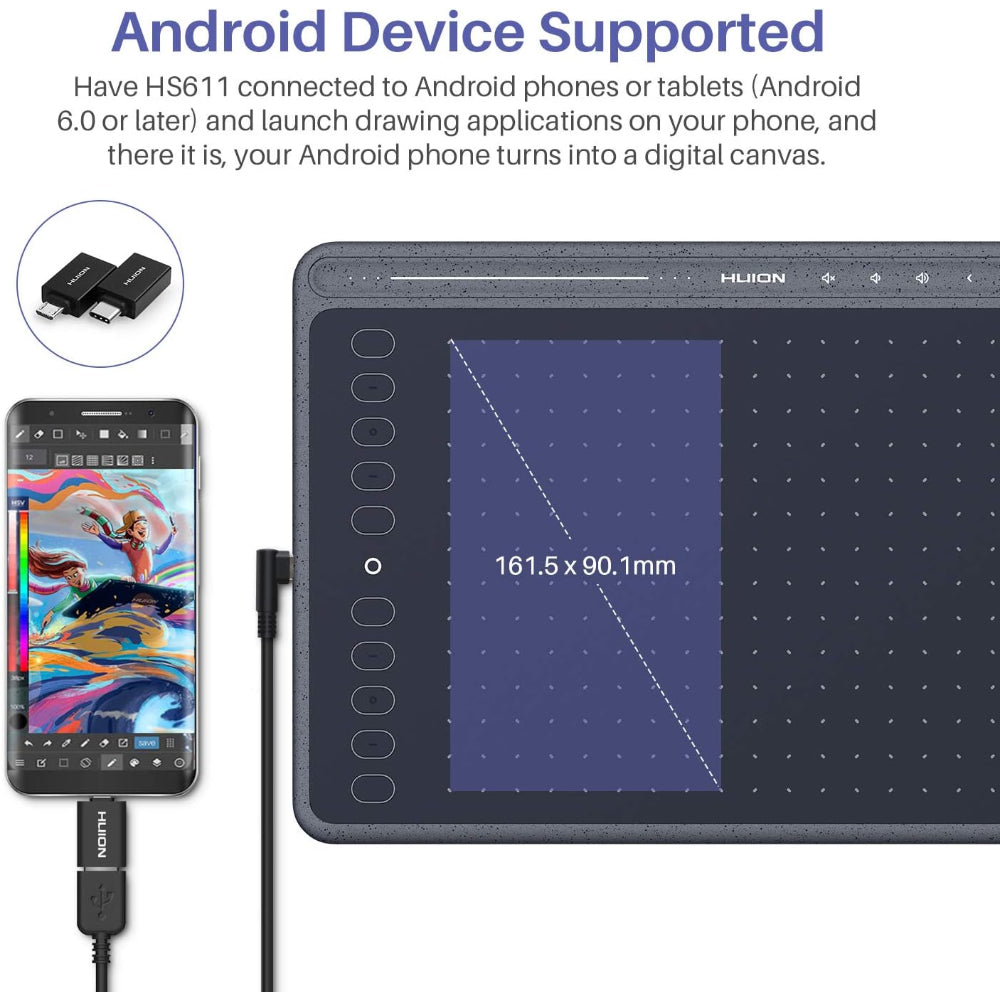 Huion HS611 Graphics Tablet