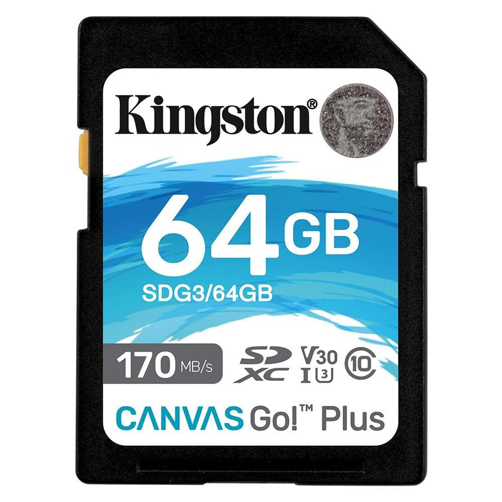 Kingston Canvas Go Plus SD Memory Card - 64GB
