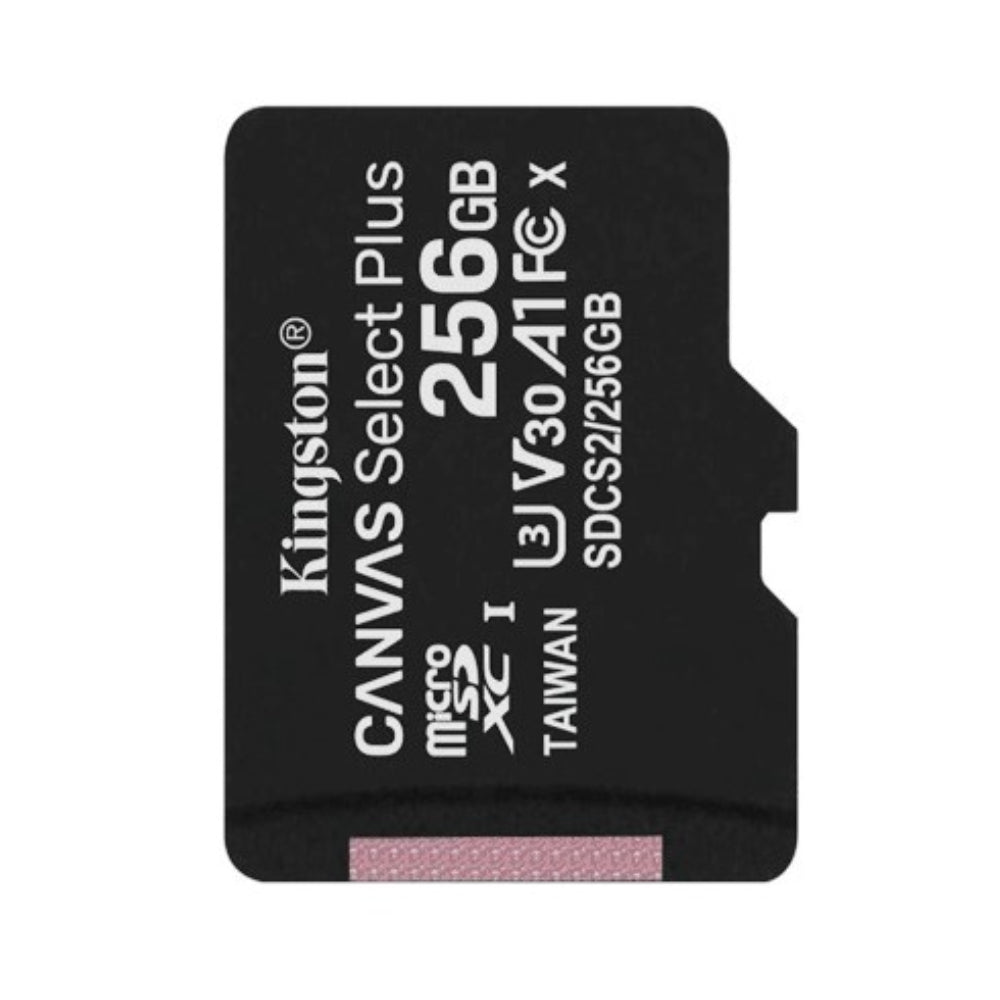 Kingston Canvas Select Plus Micro SD Memory Card With Adapter - 256GB