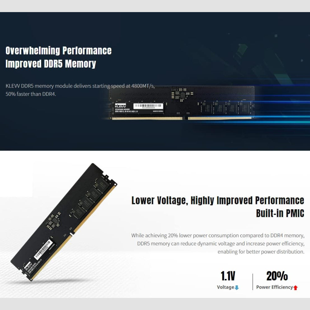 Klevv 16GB DDR5 RAM 5600MHz