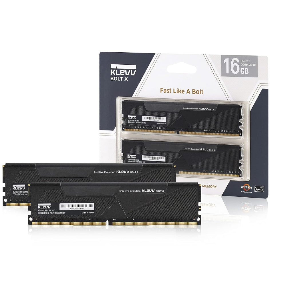 رام DDR4 كليف بولت X سعة 16 جيجابايت (2 × 8 جيجابايت) بسرعة 3200 ميجاهرتز