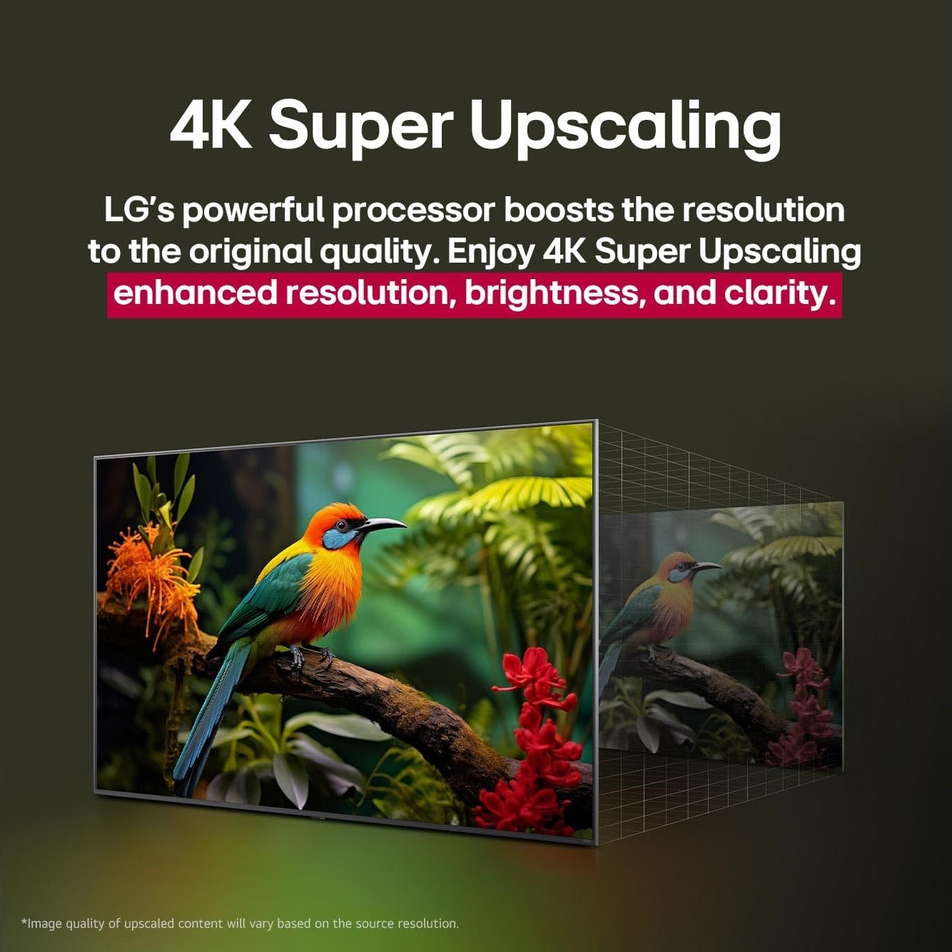 تلفزيون سمارت 4K ال جي بتقنية QNED، مقاس 55 بوصة، مع ريموت AI ماجيك - webOS25 55QNED80A6A