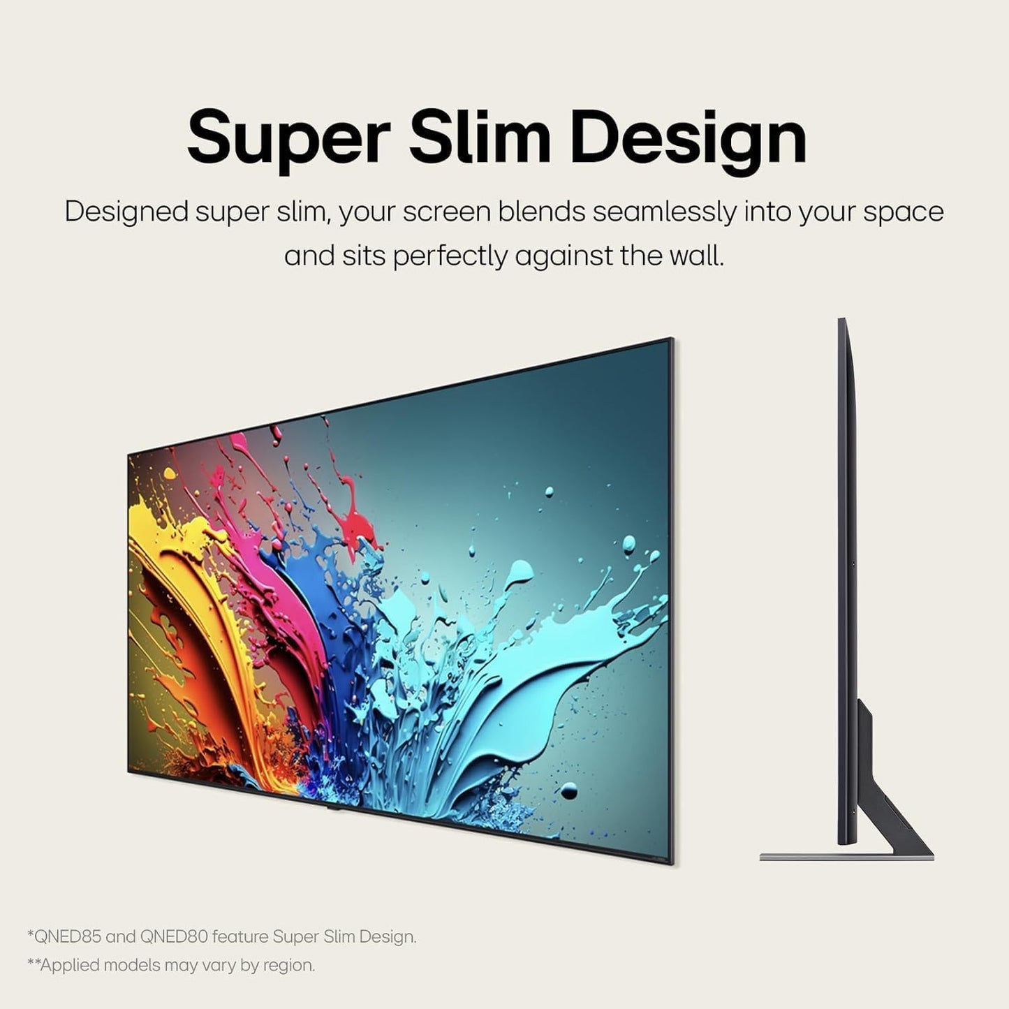 تلفزيون سمارت 4K ال جي بتقنية QNED، مقاس 55 بوصة، مع ريموت AI ماجيك - webOS24 55QNED86T6A