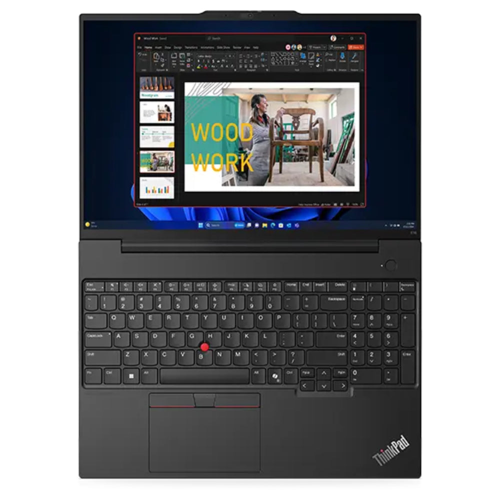 Lenovo ThinkPad E16 Gen 2 Laptop, 16 Inch, Intel Core Ultra 5 125U, Intel Arc Graphics, 8GB RAM, 512GB SSD