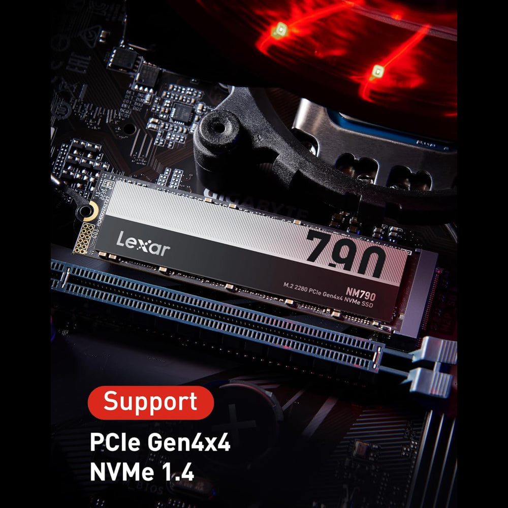 Lexar NM790 NVMe M.2 SSD 1TB - 7400MB/s
