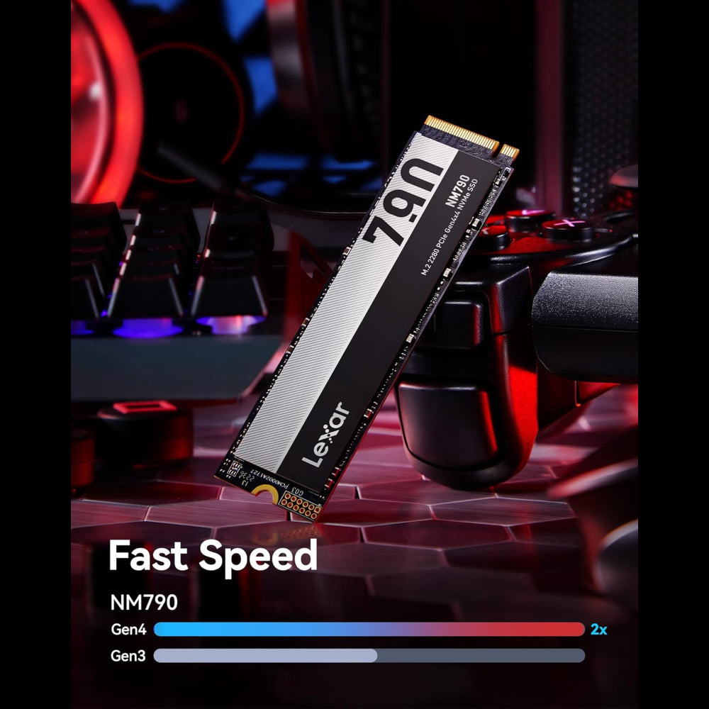 Lexar NM790 NVMe M.2 SSD 1TB - 7400MB/s