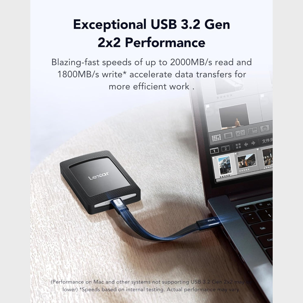Lexar SL500M Magnetic External SSD 2TB - 2000MB/s