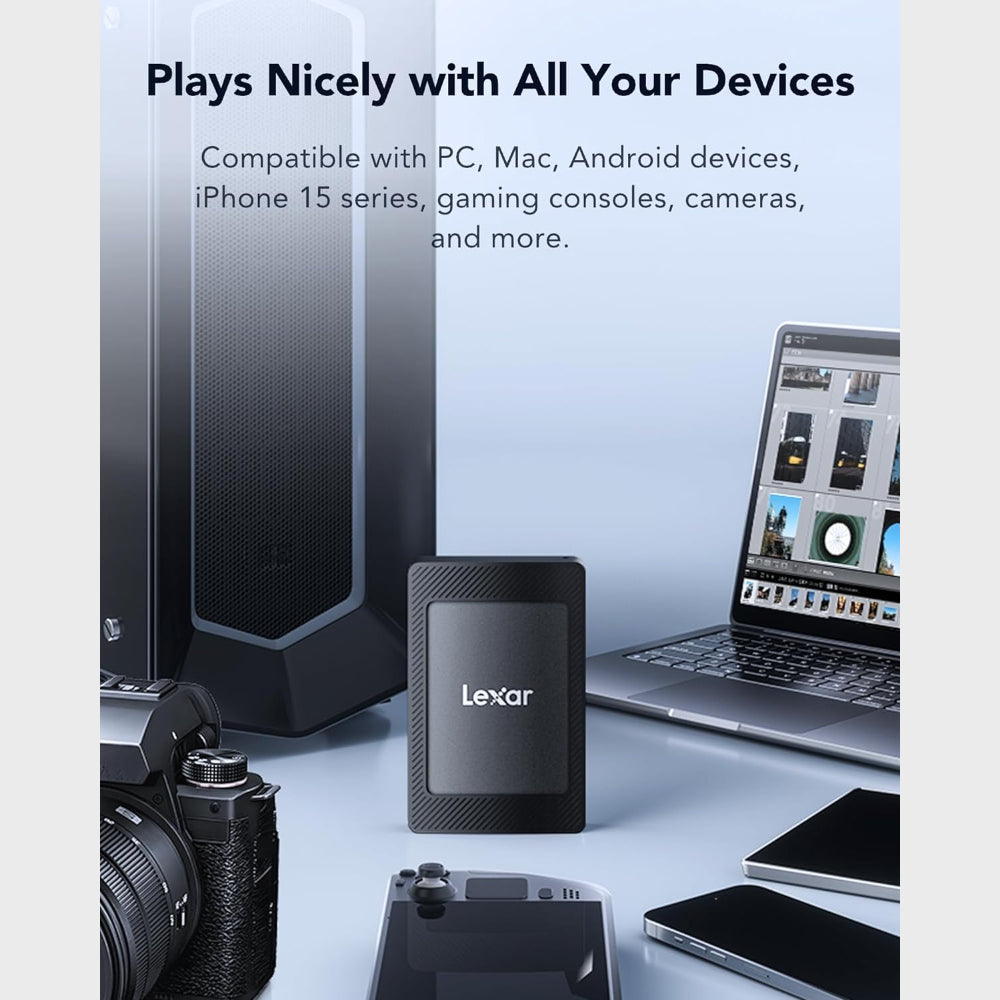 Lexar SL500M Magnetic External SSD 2TB - 2000MB/s