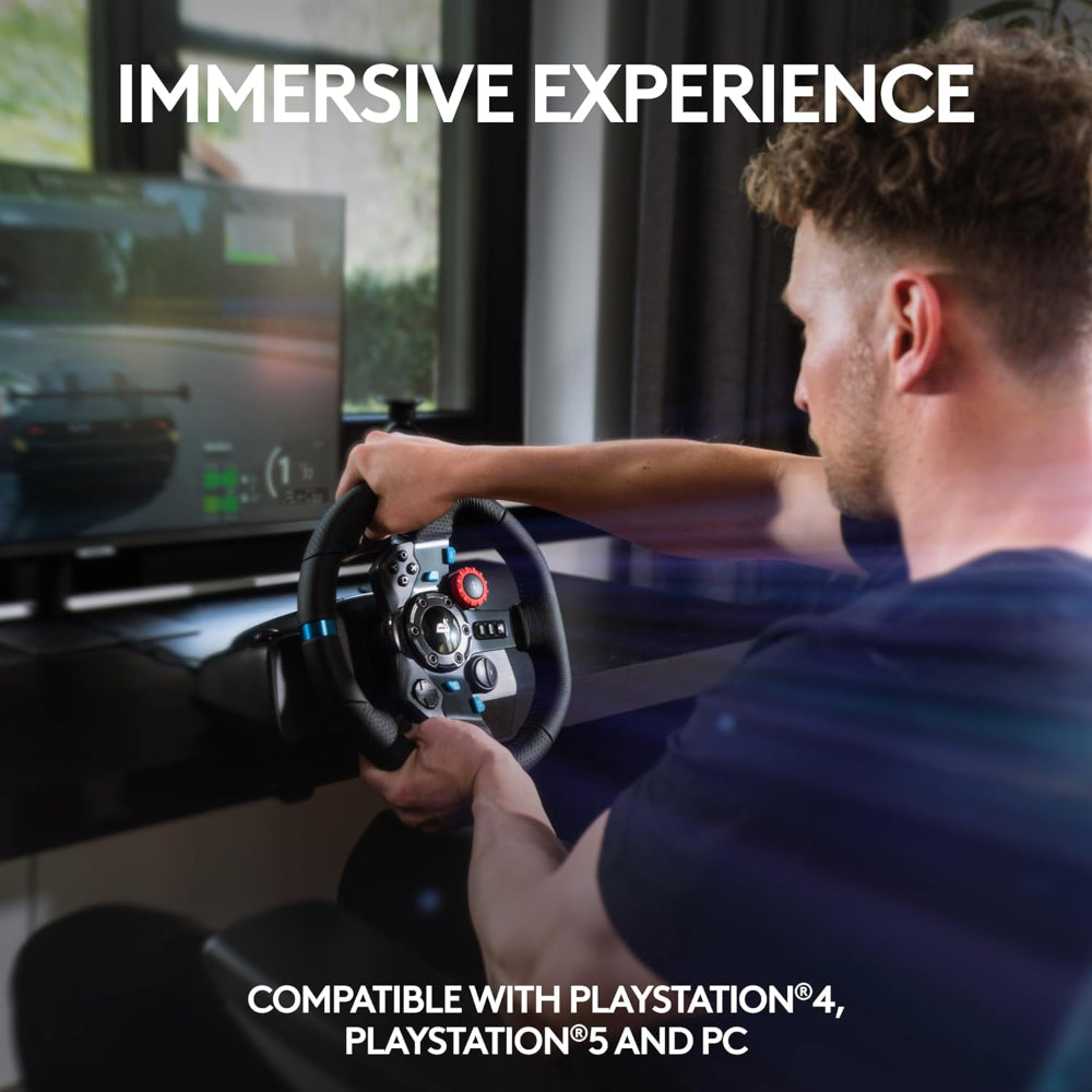 Logitech G29 Racing Games Steering Wheel, With Racing Pedals