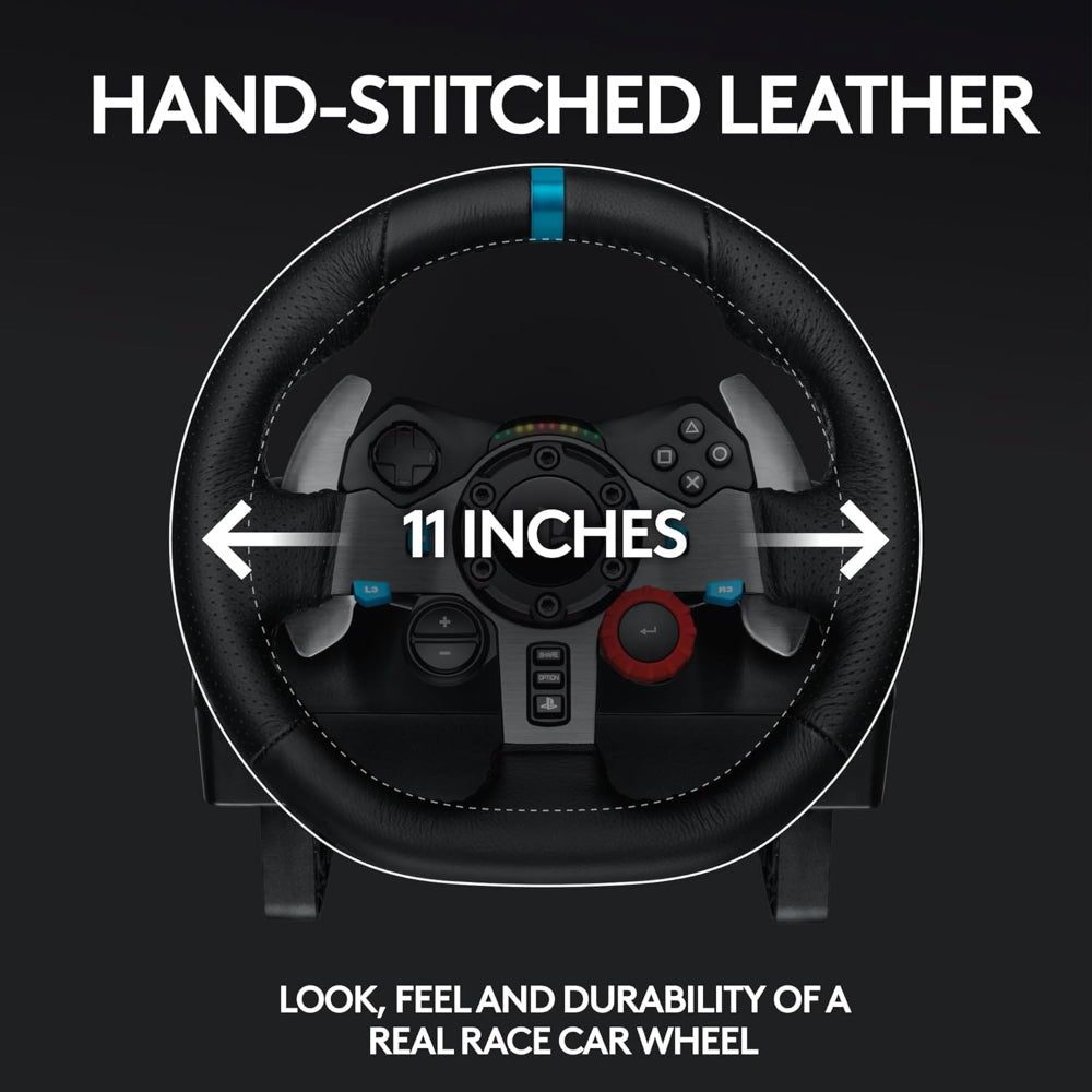 Logitech G29 Racing Games Steering Wheel, With Racing Pedals