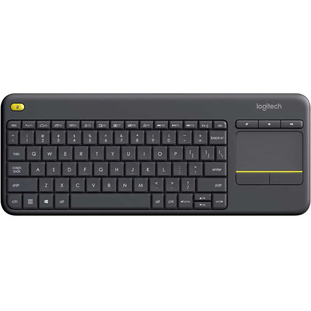 Logitech K400 Plus Wireless Keyboard, With Built-in Touchpad