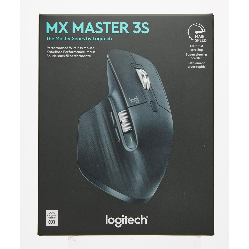 ماوس لوجيتك MX ماستر 3S اللاسلكي، 8000 نقطة في البوصة