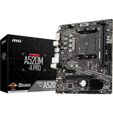 MSI A520M-A PRO Motherboard, AM4 Socket, DDR4 Memory