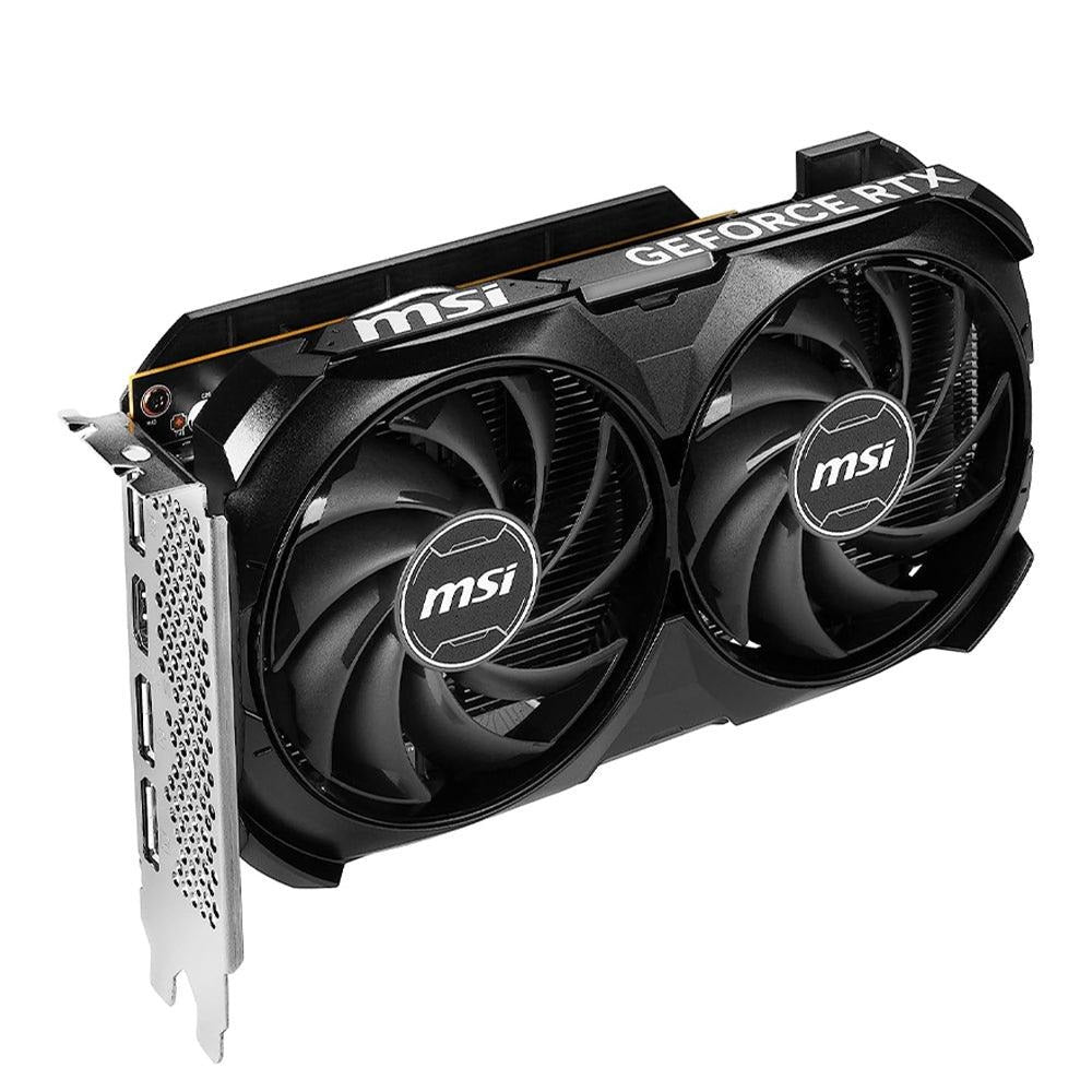 MSI GeForce RTX 4060 VENTUS 2X BLACK OC 8GB GDDR6 Graphics Card