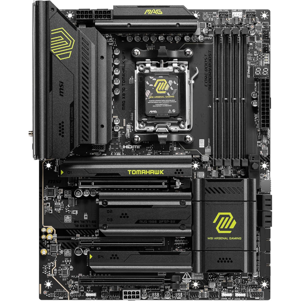 MSI MAG X870 Tomahawk WiFi 7 Motherboard, AM5 Socket, DDR5 Memory