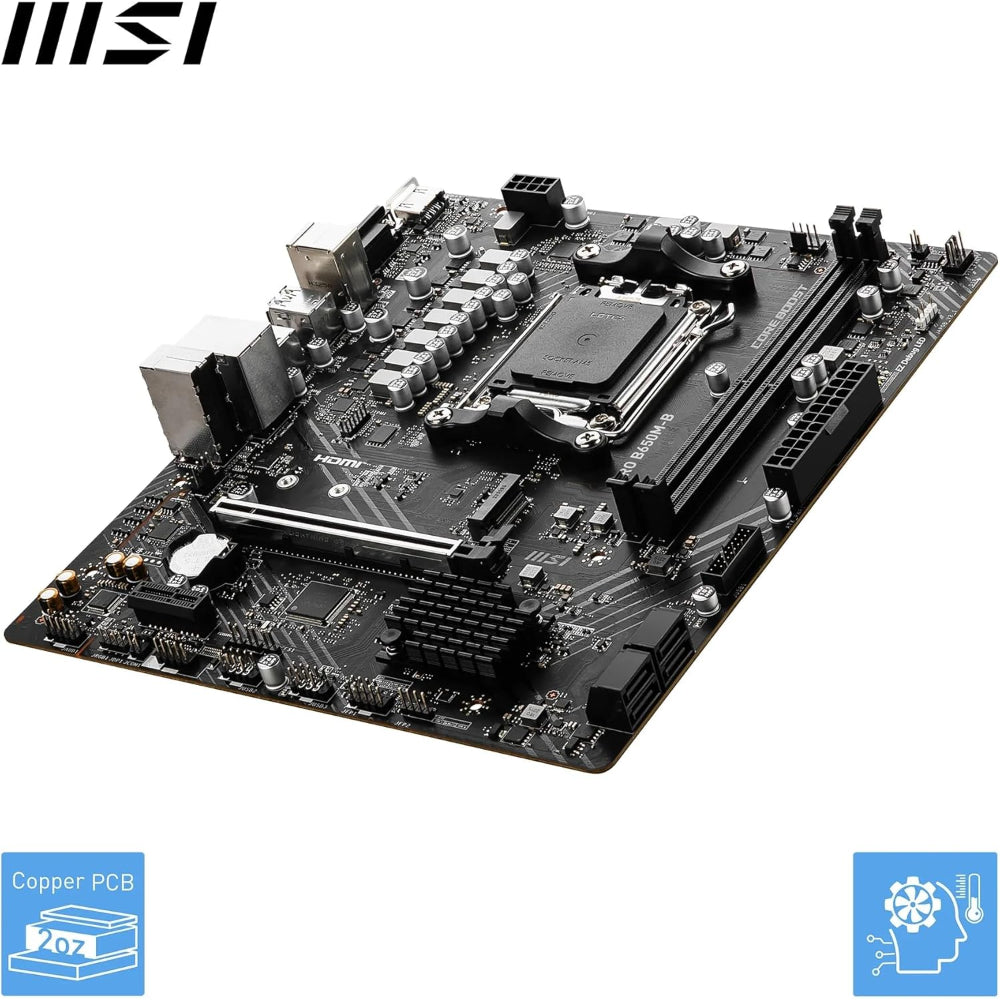 MSI PRO B650M-B Motherboard, AM5 Socket, DDR5 Memory