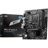 MSI PRO B760M-E Motherboard, LGA 1700 Socket, DDR5 Memory