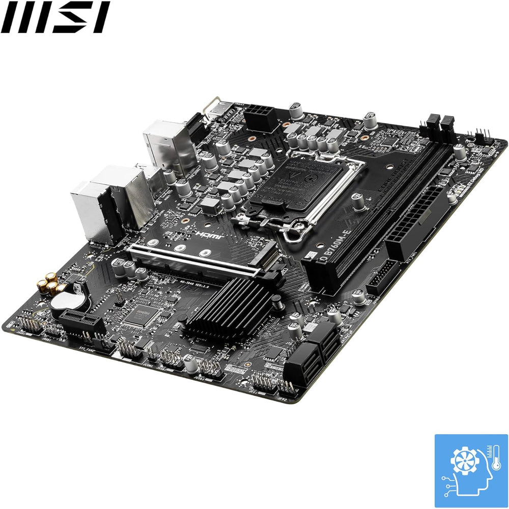 MSI PRO B760M-E Motherboard, LGA 1700 Socket, DDR5 Memory