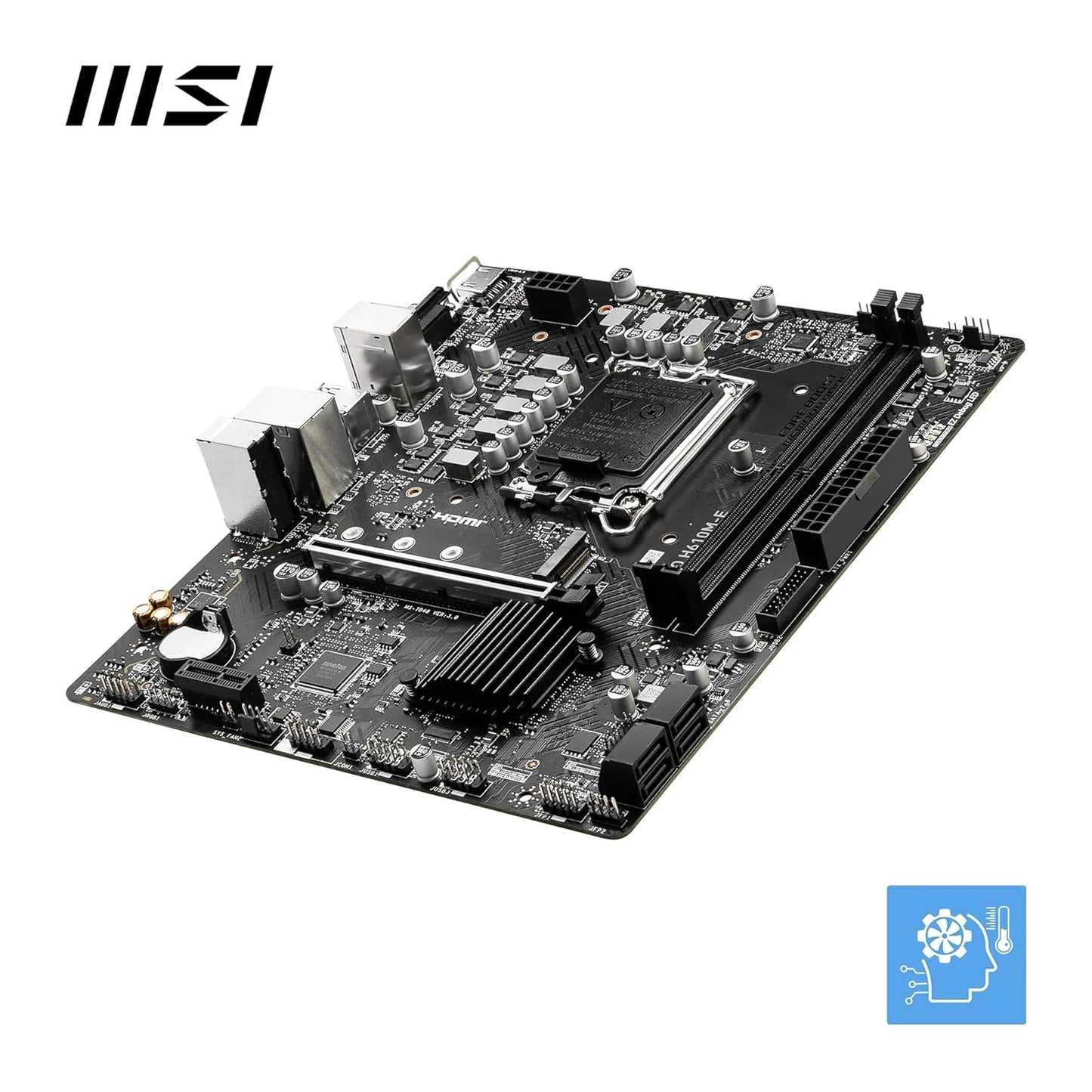 MSI PRO H610M-E Motherboard, LGA 1700 Socket, DDR4 Memory