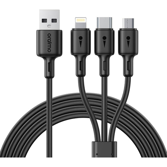 Oraimo Duraline 3 OCD-X93 3-in-1 Cable, - 1.2 Meter
